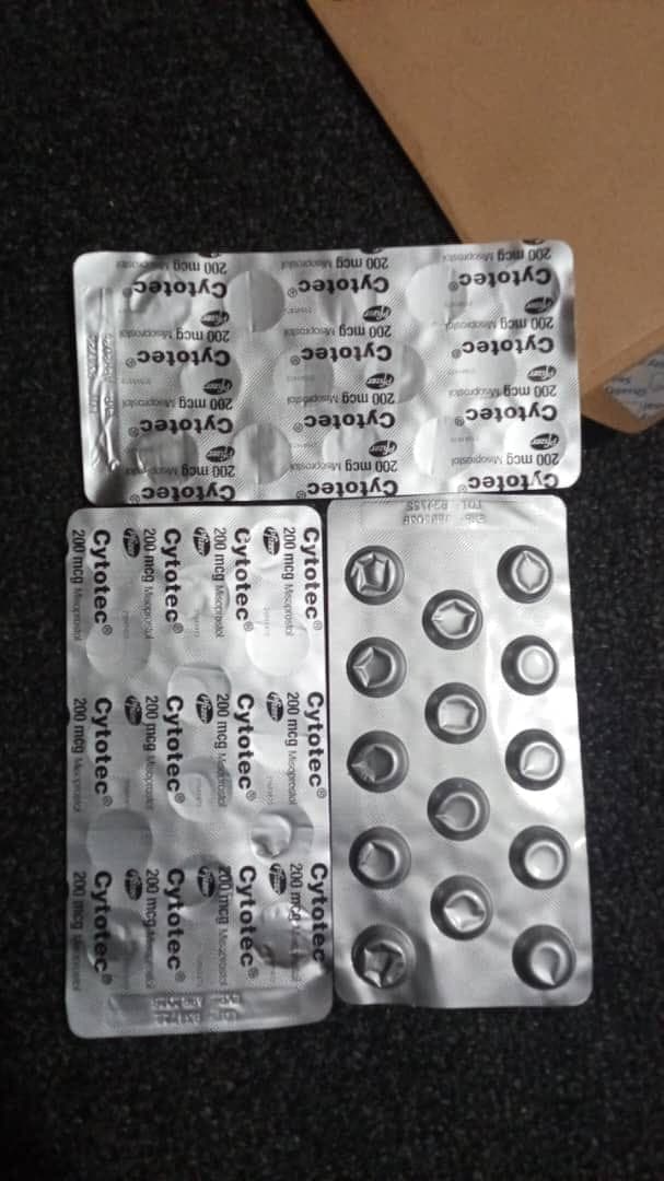 Cytotec blister packs and tablets